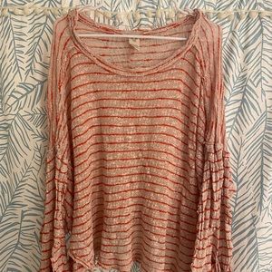 Free People We The Free OTS Striped Top